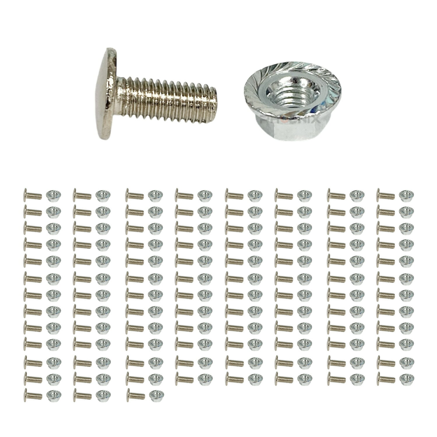 リベット スタッズ 100個 ATV 四輪バギー モンキー DAX シート 鋲 シルバー バイク カスタム 部品