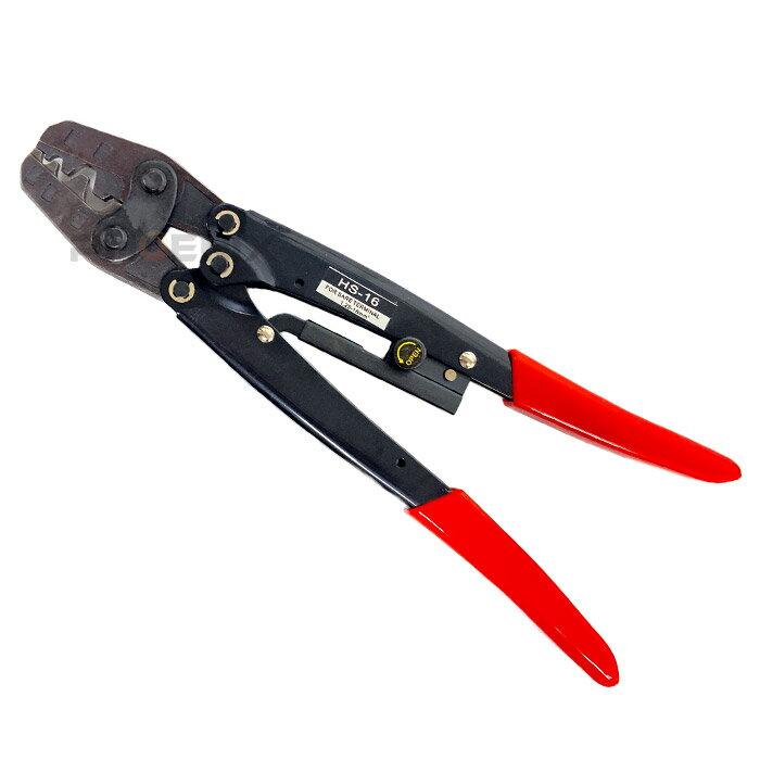 Rakuten - 圧着ペンチ 圧着スリーブ 用 圧着工具 1.25mm - 16mm 裸圧着端子 カシメ HS-16