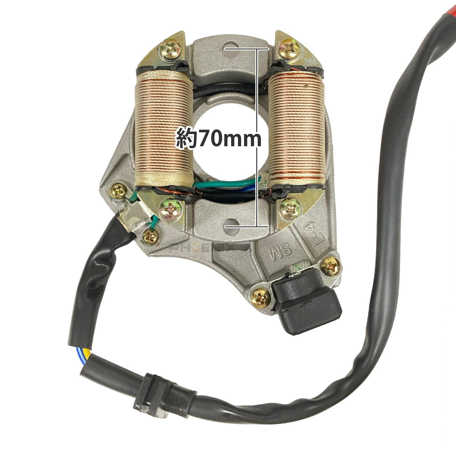 ジェネレーター 110cc 125cc 4極 全波直流 ATV バギー ZONGSHEN バイク エンジン 中華 ATV 四輪バギー用