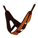 ネックベルト ストレッチャー ストレッチ 首伸ばし ブラウン 牽引 家庭用 自宅 療養 リハビリ 健康 肩こり 頸椎 吊り下げ