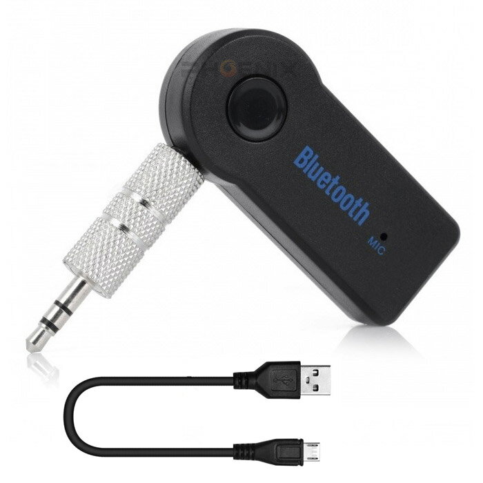Bluetooth 3.0 レシーバー オーディオ USB AUX 充電式 ブルートゥース ミュージックレシーバー ワイヤレス iPad / iPhone / スマホ など