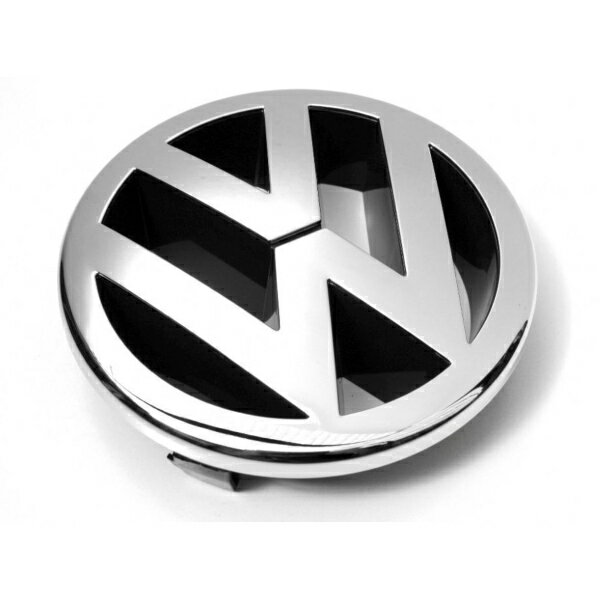 フォルクスワーゲン 純正 ポロ 9N ゴルフ5 トゥーラン フロントグリルエンブレム125mm 1T0853601AFDY