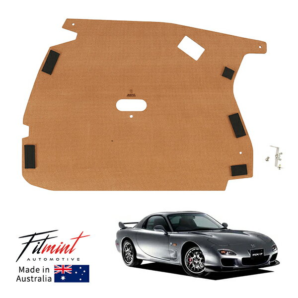 【FITMINT 正規品】 マツダ RX-7 FD3S型 4シーター スピリットR タイプR タイプRS タイプRB ラゲッジボード トランクボード スペアタイヤカバー 補修 交換用 オーストラリア製 車種別専用設計 フィットミント