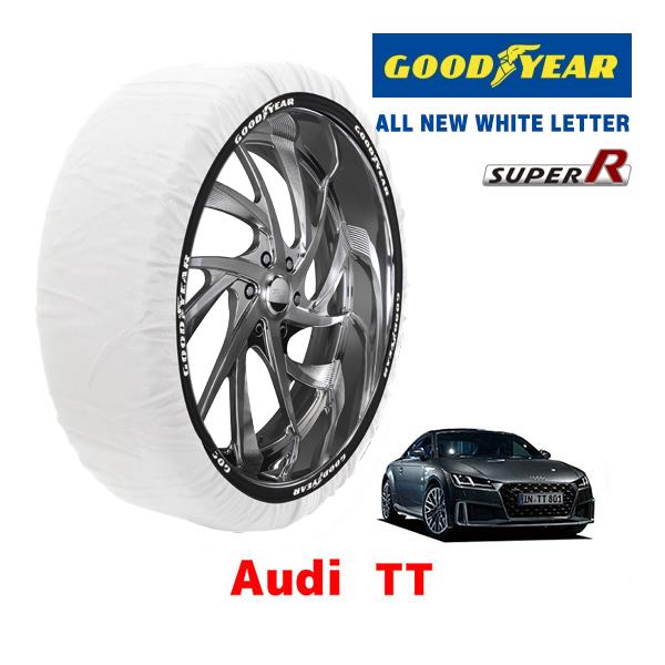【GOODYEAR 正規品】グッドイヤー スノーソックス 布製 タイヤチェーン SUPER R / Lサイズ アウディ TT / ABA-FVCHHF タイヤサイズ： 245/35R19 19インチ用