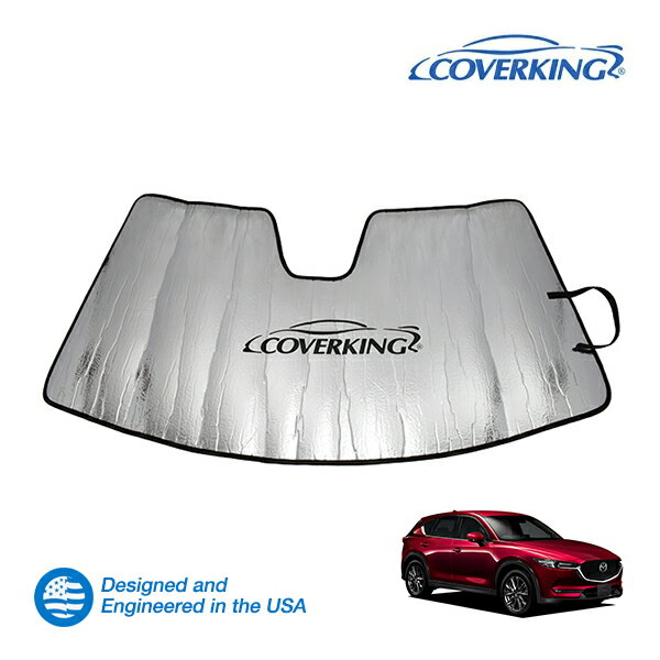 【CoverKing 正規品】 専用設計 サンシェード マツダ CX-5 KF MAZDA フロントガラス ウィンドウ サンシェイド