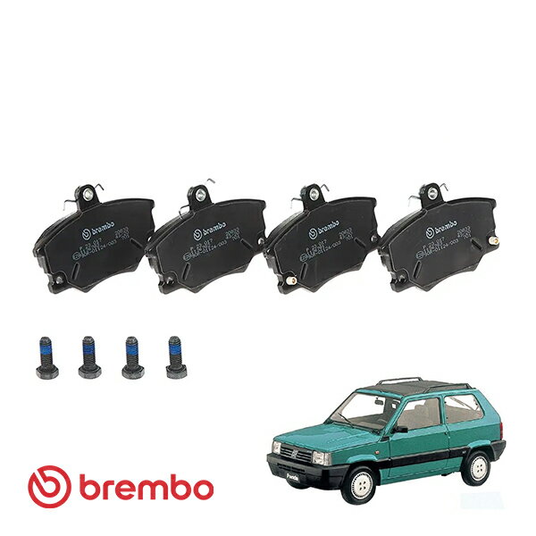 【BREMBO 正規品】 アルファロメオ アルファ145 930型 アルファスパイダー 916型 ALFA ROMEO フロント ブレーキパッドセット 左右4枚 ブレンボ プライム ECE R90 認証 P23017
