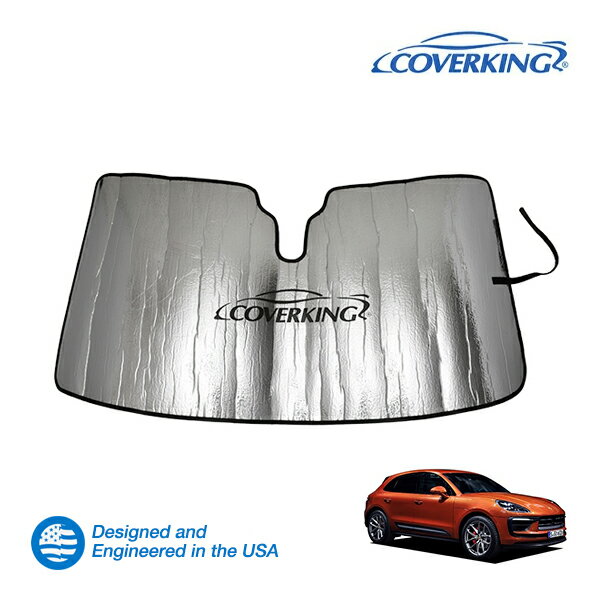 【CoverKing 正規品】 専用設計 サンシェード ポルシェ マカン PORSCHEフロントガラス ウィンドウ サンシェイド