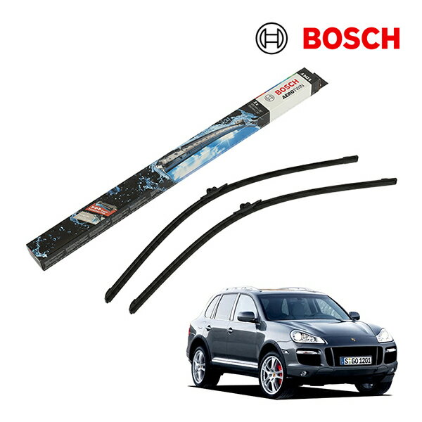 【BOSCH 正規品】 ポルシェ カイエン PORCHE CAYENNE 9PA 左右共通 ワイパーブレードセット フロント ボッシュ 純正OEM 95562893901