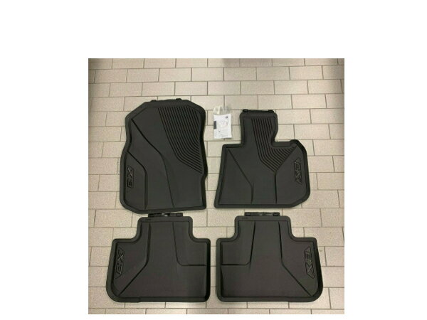 BMW 純正 X3 G01 平成29年10月～現行 ラバー フロアマット オールウェザーマット ラバーマット 1台分 フロント リア 51472450513