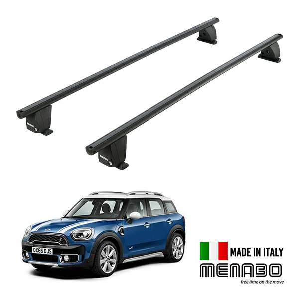 【MENABO 正規品】 BMW ミニ クロスオーバー F60 ベースキャリアセット FENDER ルーフレール ルーフキャリア イタリア製 メナボ