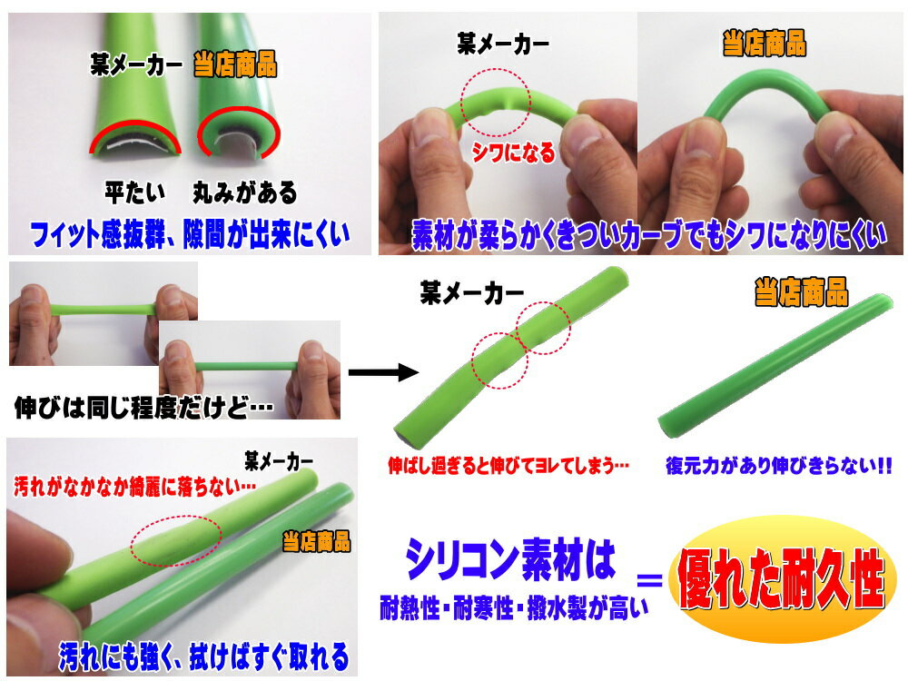 シリコン リムガード (緑) 1本分 グリーン 180cm 20インチ迄 ホイール1本分 汎用 リムプロテクター リムブレード ホイールリムラインモール 3M両面テープ貼付済 キズ防止 ガリ傷隠し リムステッカー ホイールテープの代用