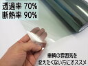 透明断熱 オプション商品 フロント用 カット済みカーフィルム 透明タイプ(透過率70% 断熱率90%) の断熱フィルムへの変更オプションです 3