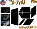 リア (b) セドリック グロリア Y30 カット済みカーフィルム リアー セット リヤー サイド リヤセット 5% 15% 26% スモークフィルム リアセット 専用 フイルム 日よけ 窓ガラス ウインドウ 紫外線 UVカット 車用フィルム Y31 WY30 バン ワゴン 日産