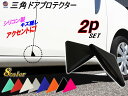三角ドアプロテクター 【メール便 送料無料】両面テープ付き シリコン製 ドアガー