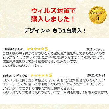 ★42%OFF★限定5台★ H-2 空気清浄機 コロナウイルス対策 20畳用 コンパクト 21cm×31cm HEPAフィルター マイナスイオン ウィルス対策 換気 交換 IJIO製