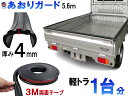 軽トラ用 ゲートプロテクター 5m60cm 汎用 【宅急便 送料無料】 ゴム製 荷台保護 荷台カバー あおりガード あおり保護 あおりゴム 1本 傷防止 リアゲ...