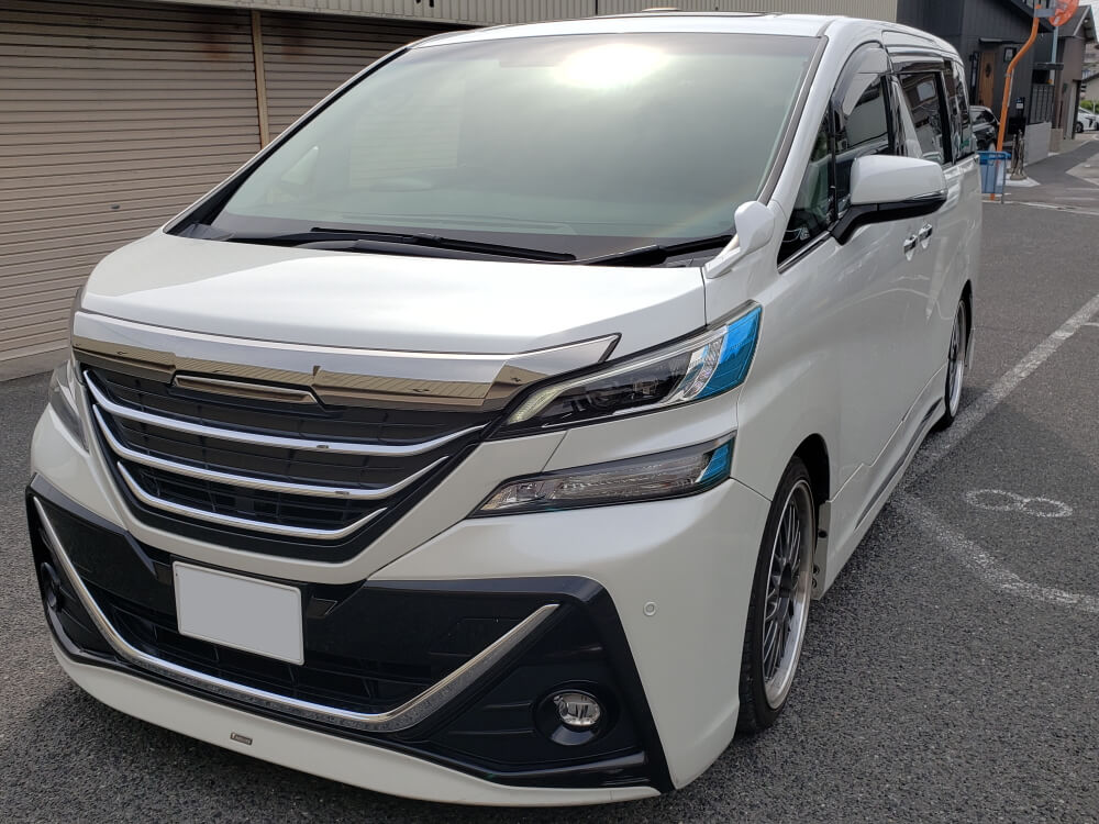 ヘッドライトサイドフィルム(ヴェルファイア後期)【メール便送料無料】車種専用カット済み左右セット上下セットステッカーシールウインカーライト30VELLFIREトヨタ30系H3適合年式平成30年1月~適合型式AGH30WAGH35WGGH30WGGH35WAYH30W