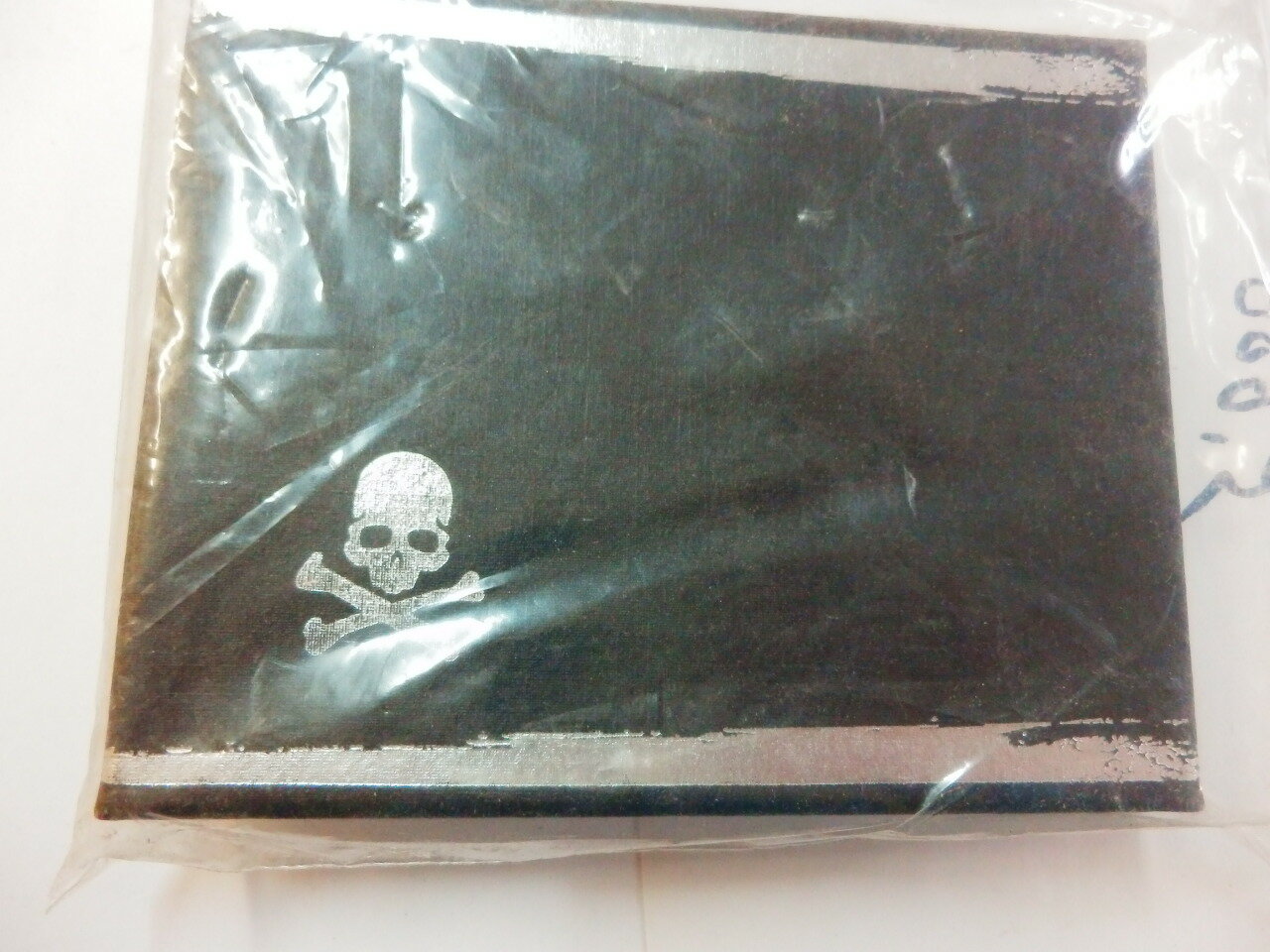 【ジャンク品 150】スカル　ドクロ　メッキ　ゴールド　エンブレム