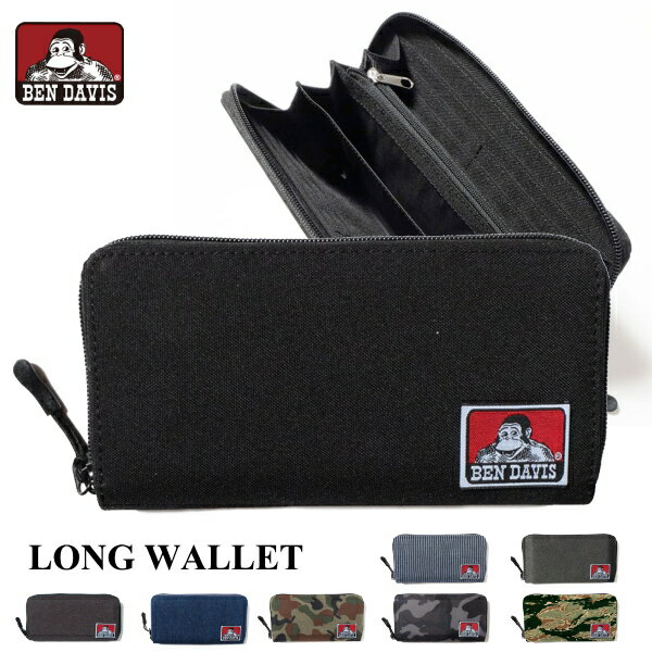 長財布 BEN DAVIS ベンデイビス 財布 BDW-9194 長財布 ロングウォレット ウォレット 小銭入れ ネコポス メール便送料無料 新生活 父の日 引っ越し プレゼントのサムネイル