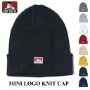 ベンデイビス ニット帽 メンズ ニットキャップ BEN DAVIS ベンデイビス BDW-9533 ミニロゴニットキャップ MINI LOGO KNIT CAP ニット帽 帽子 ネコポス メール便送料無料 新生活 母の日 引っ越し プレゼント