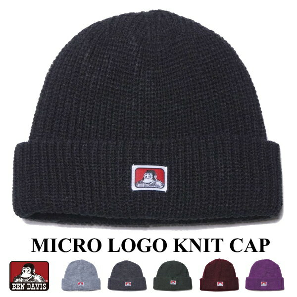 jbgLbv BEN DAVIS xfCrX jbgX BDW-9546 }CNSjbgLbv MICRO LOGO KNIT CAP Xq lR|X   V ̓ z v[g