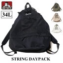 リュック BEN DAVIS ベンデイビス リュックサック BDW-8365 ストリングデイパック 34L ナイロン STRING DAYPACK バックパック...