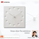 Drops draw the existance Lemnos タカタレムノス 壁掛け時計 KC03-23 Drops draw the existance 時計 壁掛け 掛け時計 ウォールクロック おしゃれ デザイン 子供 ギフト 引っ越し 新生活 ホワイトデー 結婚 祝い 送料無料 10倍 プレゼント