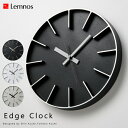 エッジ クロック Mサイズ Edge Clock AZ24-08 Lemnos タカタレムノス 壁掛け 時計 掛け時計 ウォールクロック 連続秒針 静音 スイー...