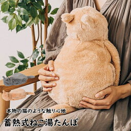 蓄熱式ねこ 湯たんぽ LCAWA004 ライフオンプロダクツ 暖房 暖房器具 家電雑貨 季節家電 生活家電 エコ コードレス 省エネ猫 ネコ 小型 かわいい おしゃれ Life on Products 送料無料 2倍 新生活 母の日 引っ越し プレゼント