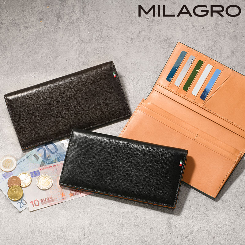 ミラグロ 財布 Milagro ミラグロ CA-PG-655 伊・ボナウド社パルメラートゴート 長財布 イタリア 山羊革 本革 牛革 サイフ ウォレット 送料無料 10倍 新生活 母の日 引っ越し プレゼント