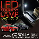 【ポイント5倍! 5/9 20:00〜5/10 1:59】LEDカーテシランプ2個1セットトヨタカローラセダンカローラツーリング【型式:NRE21#/ZRE21...