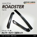 【ポイント5倍！4/24 20:00～4/25 1:59】【9月末入荷予定】マツダ ロードスター【ND5】専用ドライカーボン製Aピラーカバー3点セット/st587