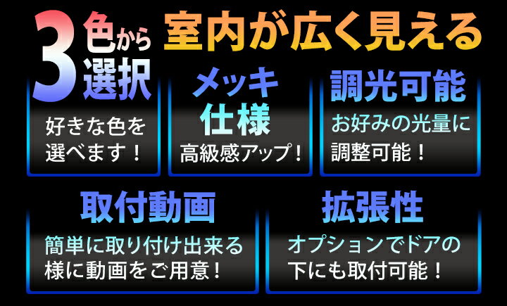 【ポイント5倍！5/15 18:00～5/16 1:59】スバル WRX S4【型式：VB（年式：R3.11～）】LEDインナードアハンドルカバー光量調整機能付き室内が広く見えるメッキ仕様で高級感アップ(ST) 2