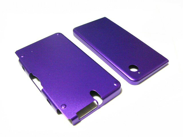 NDSiLL収納薄型アルミニウム保護ケースカバー新品メタル紫