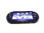 PSVITA2000用保護プラスチックxアルミ収納ケースカバー新品紫色