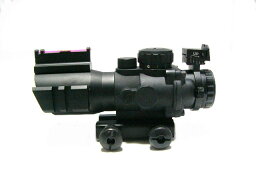 Trijicon型ACOG4倍X32赤緑青発光イルミネーテッドスコープ新品　レッド　グリーン　ブルー 4x32 　acog