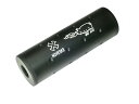 NOVESKE 35x107mm ガスガン電動ガンエアガン サイレンサー 逆ネジ 正ネジ 新品14mm CW/CCW