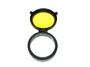 透明黄色クリアイエロー型フリップオープンスコープカバー バトラーキャップ50mm新品　スコープ レンズ 保護 ドットサイト　カバー その1