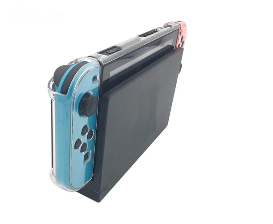 ニンテンドーSwitchスイッチ保護クリア収納ケースカバー透赤[新品]　Switchライト非対応 Switch有機ELモデル非対応 3