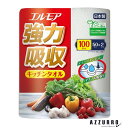 カミ商事 エルモア 強力吸収 キッチンタオル 2ロール入 2枚重ね×50カット【ドラッグストア】【宅急便対応】