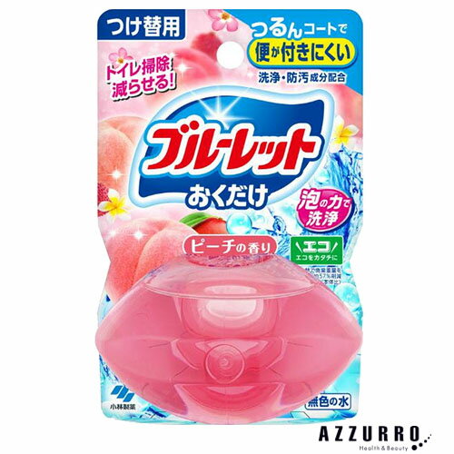 小林製薬 液体ブルーレットおくだけ つけ替用 ピーチの香り 70ml【ドラッグストア】【宅急便コンパクト対応】