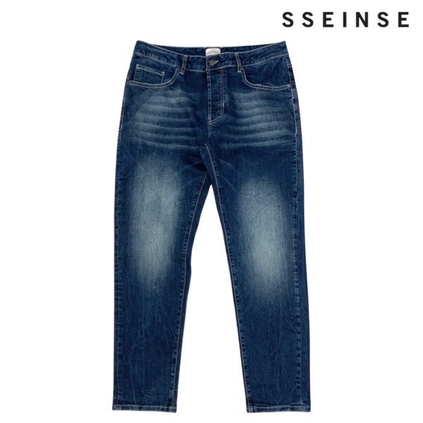 SSEINSE センス「 Tapered Slim Fit Stretch Denim PJE1097SS INDIGO BLUE」 2023SS センス スリムテーパードデニム ストレッチ スリムフィット ストレッチデニム スタンダードデニム ウォッシュドインディゴ 大人カジュアル メンズ セレカジ イタリア 2023年 新作