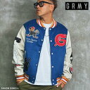 yFINAL SALEzGRIMEY / OC~[uBaseball Stadium Jacket Bluevx[X{[ X^WA WPbg X^W u[  Xg[g AE^[ C|[g uh 2023N H~ V i