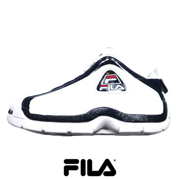 ラスイチSALE 在庫限り FILA フィラ[Grant Hill 96GL] スニーカー WHITE×NAVY ホワイト×ネイビー シグネチャーモデル復刻版 グラントヒル NBA ローカット バスケットシューズ 2PAC シューズ 靴 メンズ 送料無料