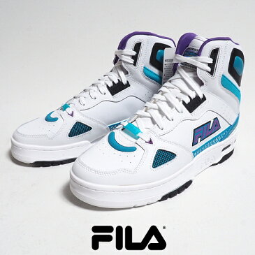 FILA フィラ TERATACH 600 HI テラタック ハイ F0554 ホワイト/ブルー/パープル ハイカット スニーカー 靴 ファッション 韓国ファッション スポーティ ストリート アウトドア メンズ 送料無料 新作