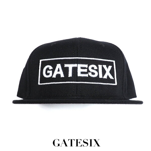 オットー GATESIX「BOXLOGO BB CAP OTTO」ボックスロゴキャップ OTTO社製 ブラック 黒 BLACK ボックスロゴ 帽子 ハット スナップバックキャップ ブランドロゴ ストリート スポーティ シンプル ゲートシックス フリーサイズ メンズ 送料無料 新作