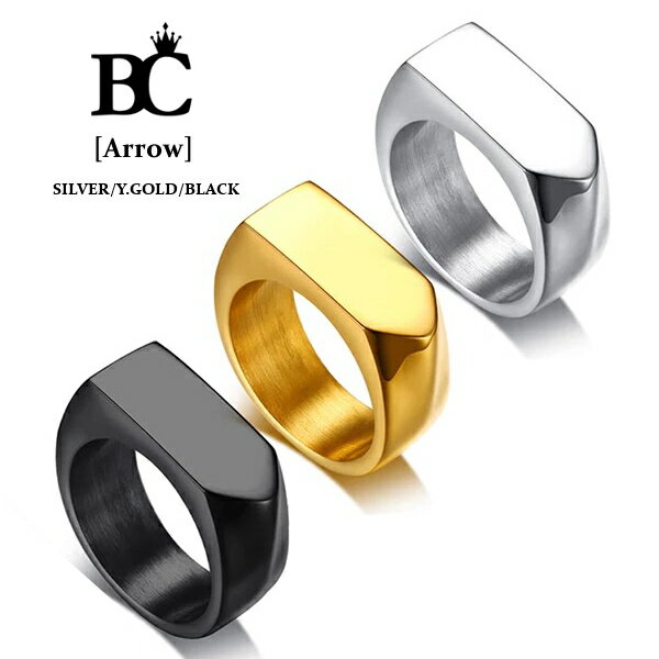 【2022再入荷】BLACK CROWN [ARROW] RING / ブラッククラウン リング 指輪 3色展開 BC アクセサリー ステンレス 金属アレルギー 対応 ストリート モード イタリア スーツ ファッション プレゼント ギフト メンズ 送料無料 新作