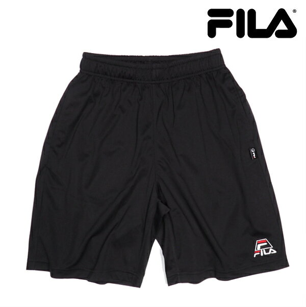 FILA HERITAGE フィラ ヘリテージ ドライ ロゴ ショーツ ハーフパンツ BLACK ブラック 吸水速乾 バスケ バスケットボール スポーツ ファッション 韓国ファッション スポーティ ストリート アウトドア メンズ レディース ユニセックス 送料無料 新作