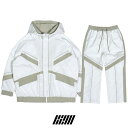 B2WuNylon Foodie Setup Jacket & Pants White~Beigev iC t[h ZbgAbv W[W Xg[g zCg~x[W [h X|[eB[ JWA Y 2024 V ʌi