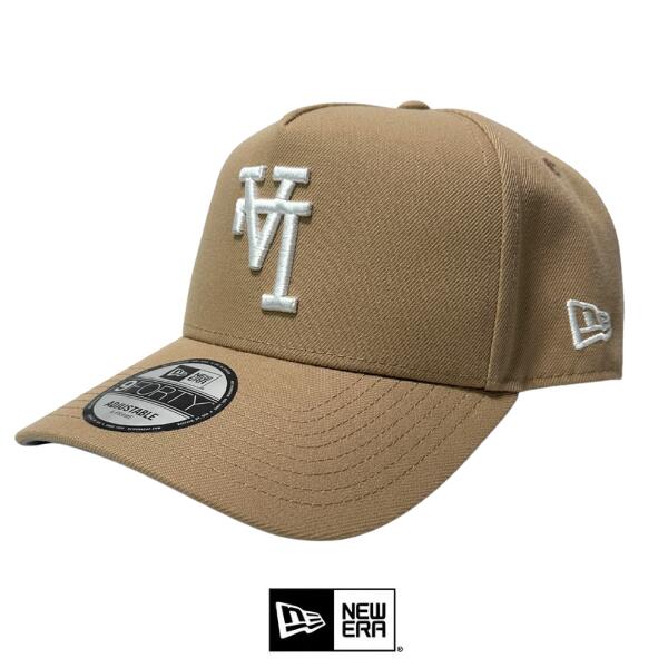 【新色登場】NEW ERA USA 「"LA" Up Side Down 5 Panel BB Cap Camel×White」ニューエラ ロサンゼルス ドジャ...